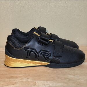 TYR L-1 Lifter Limited Edition Squat University Lifting Shoes Black Gold 12